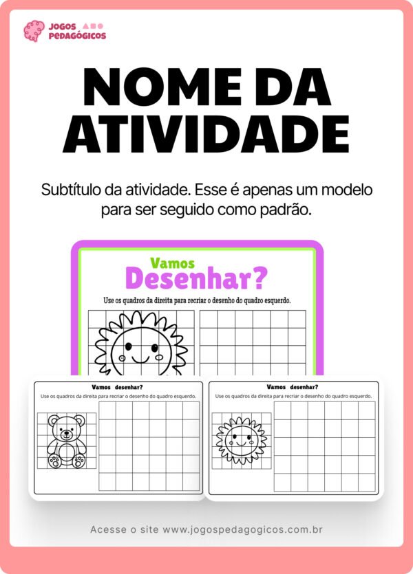 Desenho por Grade para Imprimir